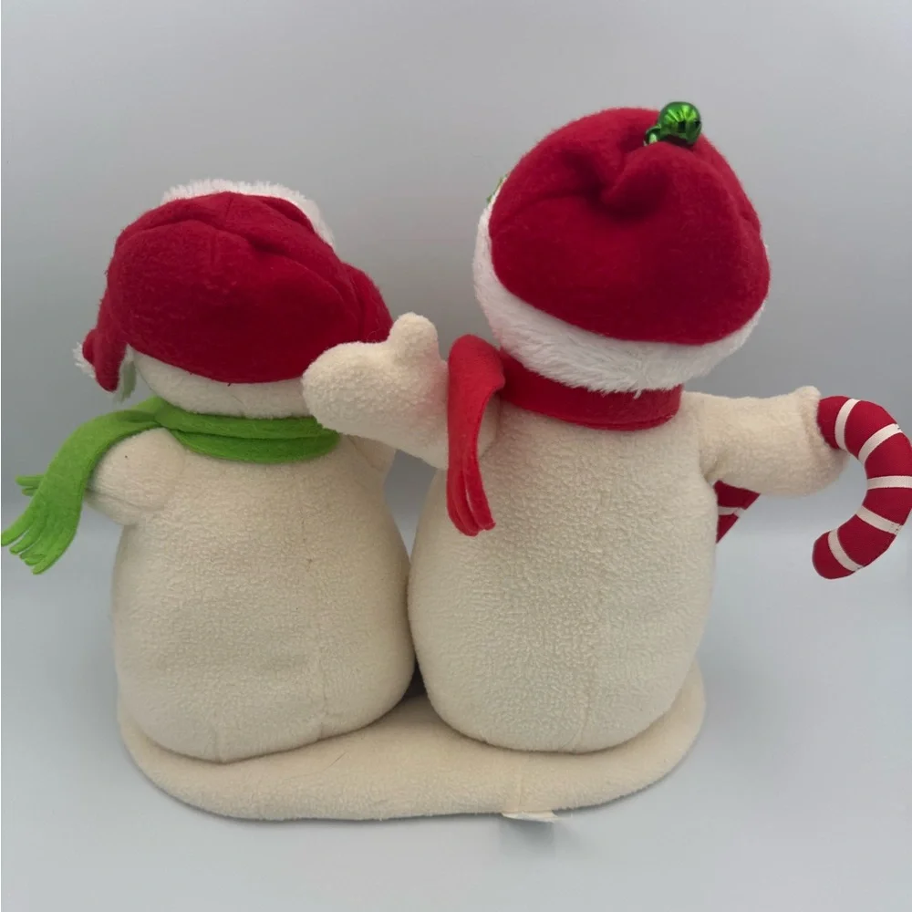 Hallmark Jingle Pals Season's Treatings Singing Dancing Snowmen Plush TESTED EUC
